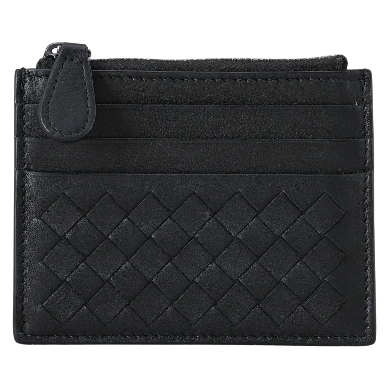 BOTTEGA VENETA(USED)보테가베네타 인트레치아토 지퍼 카드홀더